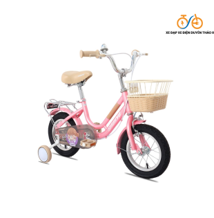 Xe Đạp Trẻ Em Bé Gái Shukyo S1 12 Inch
