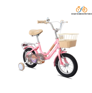 Xe Đạp Trẻ Em Bé Gái Shukyo S1 18 Inch