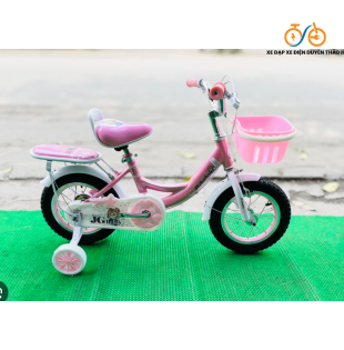 Xe Đạp Cho Bé Gái 3 Tuổi Công chúa 16inch - Hồng Nhat