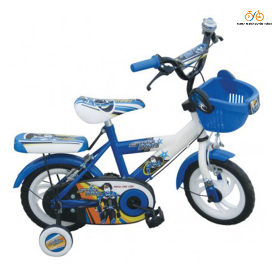 Xe đạp trẻ em 14inch xanh/đỏ trắng