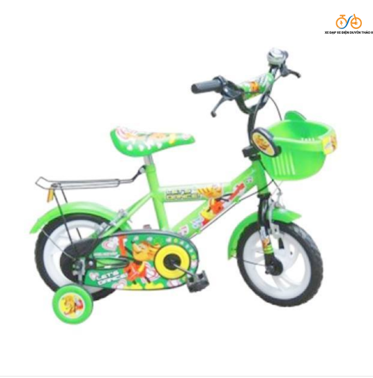 Xe đạp 14 inch Chuột xanh lá